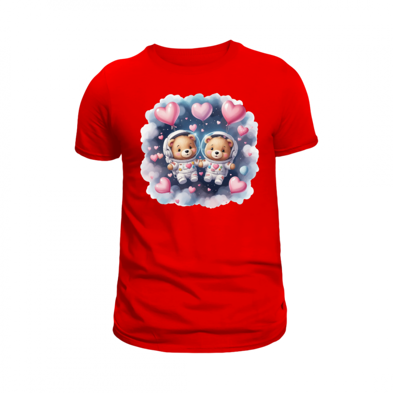 T shirt femme col en V pour la st valentin